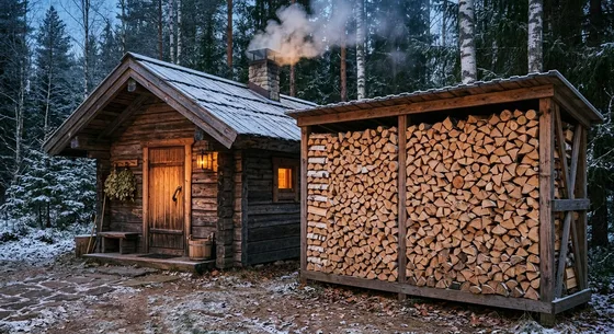 Укладка дров в Ожерелье, проезд Луговая, 2